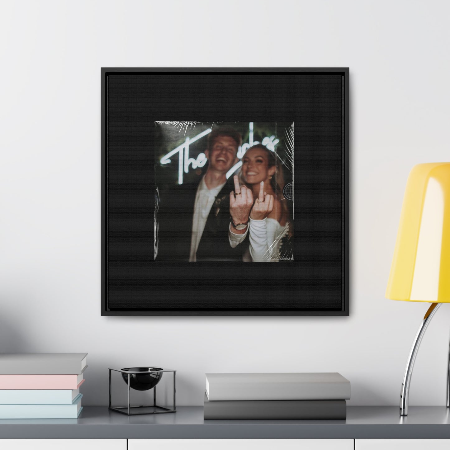 Square Gallery Wrapped Vinyl Canvas Frame