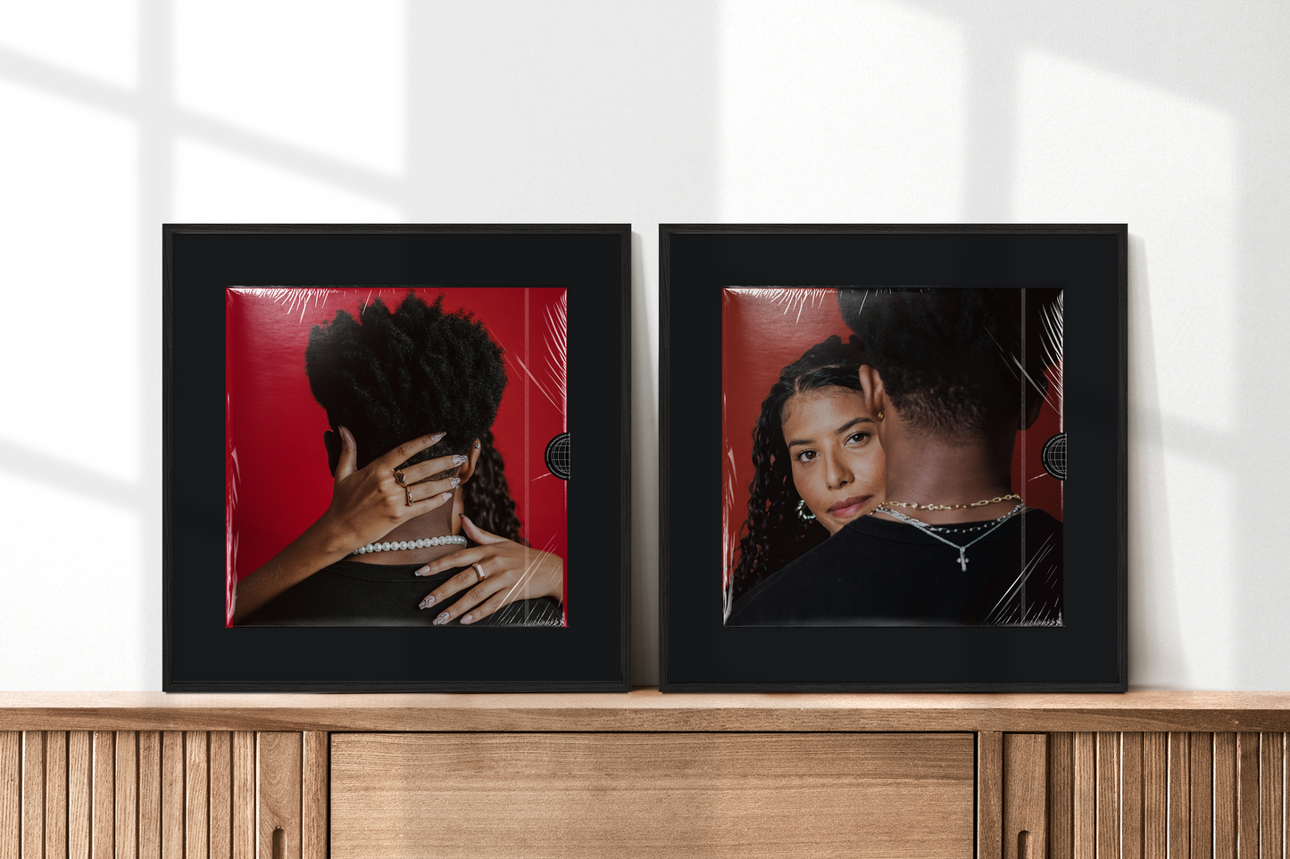 Double Vinyl Album Canvas Set